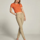 Core Ribbed Crop Tee (7 Diamonds)
