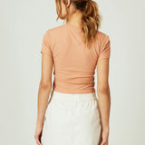 Core Ribbed Crop Tee (7 Diamonds)