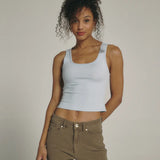 Core Ribbed Crop Tank (7 Diamonds)
