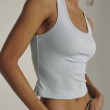 Core Ribbed Crop Tank (7 Diamonds)