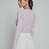 Core Ribbed Long Sleeve Tee (7 Diamonds)