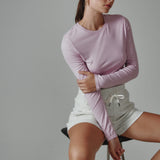 Core Ribbed Long Sleeve Tee (7 Diamonds)
