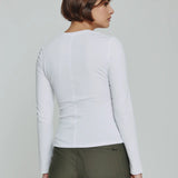 Core Ribbed Long Sleeve Tee (7 Diamonds)