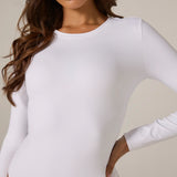 Sleek Long Sleeve Bodysuit (7 Diamonds)