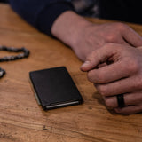 GROOVE LIFE® Leather Wallet (Midnight/Black)