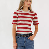 Mini Ruffle Half Sleeve Sweater