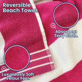Jumbo Cabana Stripe Beach Towel