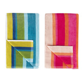 Velour Stripe Beach Towel