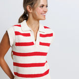 Venice Beach Collared Sweater Vest