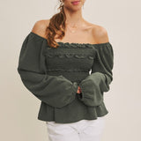 Convertible Babydoll Blouse