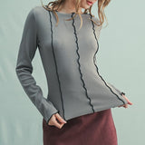 Seams Easy Rib Knit Top