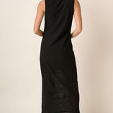 Zig Zag Textured Maxi Dress