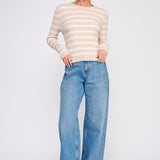 Fine Gauge Cable Knit Sweater