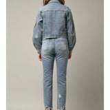 Puff Sleeve Denim Jacket