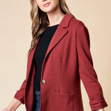 Blaze Of Glory Textured Blazer
