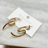 Classic Twirled Waterproof Earrings