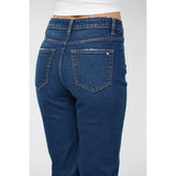 Vivian Super High Wedgie Straight Jean (Mica Denim)