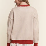 Dachshund Color Block Sweater