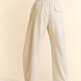 Pleated Drawstring Sport Pant