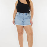 Kara High Rise Mom Shorts (Kan Can)