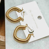 Kinsley Hoop Waterproof Earrings