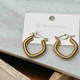 Kinsley Hoop Waterproof Earrings