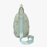 Pamela Double Zip Sling Bag (Sage)