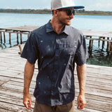 Micro Vibes UV Button Up (Salty Crew)