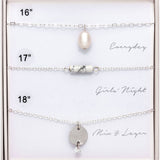 RAIN Necklace Trio Set Silver #2