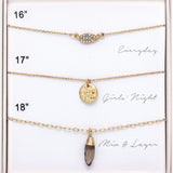 RAIN Necklace Trio Set Silver #8