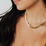 Pearled Chain Waterproof Necklace