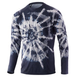 HUK Spiral Dye Pursuit Long Sleeve (Volcanic Ash)