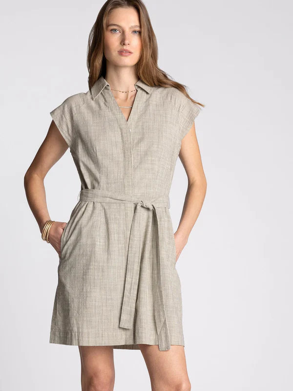 thread and supply shirt dress Women's Thread & Supply Tillie Midi Shirt Dress Large Sage
