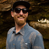 Stringer Perforated UV Button Up (Salty Crew)