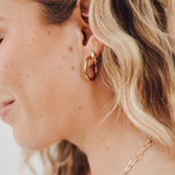 Sweetheart Hoop Waterproof Earrings