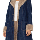 Sherpa Trimmed Notch Collar Jacket (Liverpool)