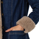 Sherpa Trimmed Notch Collar Jacket (Liverpool)