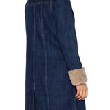 Sherpa Trimmed Notch Collar Jacket (Liverpool)