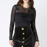 Burnout Pattern Bodysuit (Dex)