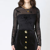 Burnout Pattern Bodysuit (Dex)