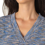 Quarter Sleeve V Neck Knit Top (Liverpool)