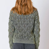 Pointelle Crew Neck Sweater (Dex)