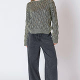 Pointelle Crew Neck Sweater (Dex)
