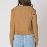 Easy Crewneck Cardigan (Dex)