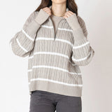Half Zip Cable Sweater (Dex)