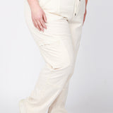 High Waist Wide Leg Cargo Pant (Dex) (Plus)