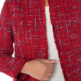 Frayed Edge Collarless Jacket (Liverpool)