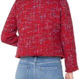 Frayed Edge Collarless Jacket (Liverpool)