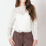 Exposed Seem Lace Top (Dex)