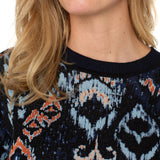 Drop Shoulder Jacquard Sweater (Liverpool)